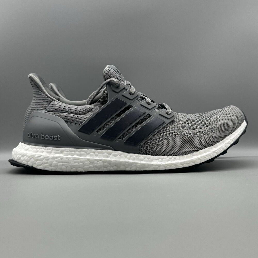 Adidas Ultraboost 1.0 Wolf Grey White Running Shoes Men' Size 10 HQ4200 NEW